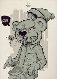 Are you looking for free gangsta bear templates? 170 Gangsta Pandas And Bears Ideas Panda Art Bear Art Character Art