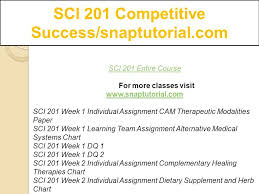 Sci 201 Competitive Success Snaptutorial Com Ppt Download