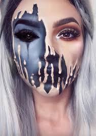 51 Creepy And Cool Halloween Makeup Ideas To Try In 2020 Halloween Makeup Pretty Halloween Makeup Inspiration Cool Halloween Makeup