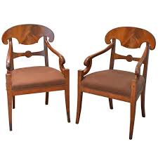 Pair Of Biedermeier Chairs 1stdibs Com Biedermeier Chairs Biedermeier Furniture Vintage Mid Century Furniture