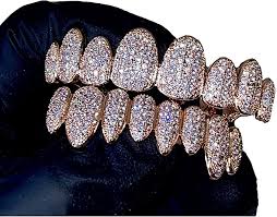 We professionally hand craft all of our products to specifically fit your smile. Amazon Com 14k Rose Gold Joker Gold Grillz For Mouth Top Bottom Hip Hop Teeth Grills For Teeth Mouth Grillz For Mouth Top Bottom Hip Hop 8 Teeth Grills For Teeth Mouth Set
