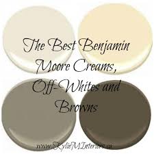 The 5 Best Cream Paint Colours Benjamin Moore Off White Paint Colors Cream Paint Colors Brown Paint Colors