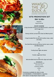 We enjoyed the salads as an entree; Wtdå¥—é¤rm 16 90 What The Duck Restaurant Spice Canopy Facebook