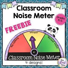 Noise Meter Noise Level Chart In 4 Designs Freebie