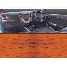 Maruti baleno leather steering wheel cover. Buy Maruti New Baleno Rosewood Wooden Dashboard Trim Kit Online India