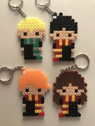 Porte Clefs En Perles A Repasser Harry Potter Perler Beads Etsy Harry Potter Perler Beads Perler Bead Disney Hama Beads Design