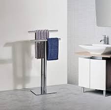 Available in white, black , anthracite & silver. Amazon Com Kings Brand Furniture Metal Modern Free Standing Towel Rack Stand Chrome Kitchen Dining