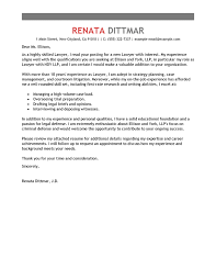 Best Lawyer Cover Letter Examples Livecareer