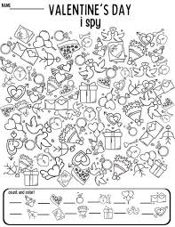 Valentine S Day I Spy Printable Pdf In 2021 Printable Valentines Coloring Pages Valentines Day Coloring Page Valentine Coloring Pages