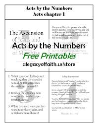 Acts By The Numbers Complete Free Printables Bible Lessons For Kids Bible Stories For Kids Bible Lessons