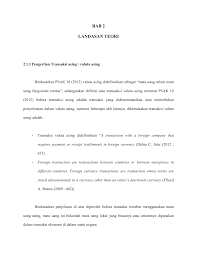 Biasanya, tanggal valuta juga merupakan patokan waktu dalam perhitungan hari bunga (value date) (glosarium) sumber: Bab 2 Landasan Teori 2 1 1 Pengertian Transaksi Asing Valuta