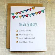 Maybe you would like to learn more about one of these? Birthday Card To My Favorite Friend