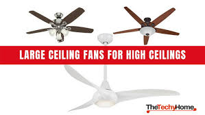We've compiled some expert advice that will help you choose a ceiling fan that fits your needs. Top Rated Large Ceiling Fans For High Ceilings