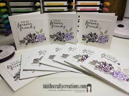 See more ideas about cards handmade, card making, stampin up cards. Brushed Blooms Themed Mini Handmade Cards Smiths Crafty Creations