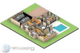 We are equipped with expertise in creating 2d and 3d house designs, we can design precise 3d apartment floor plans with some dedicated cad software and technologies. 3 Bedroom House Plans For Sale In South Africa Nethouseplansnethouseplans