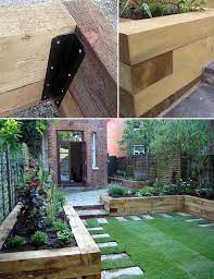 Railway sleepers, barrels, telegraph poles, new, used. How To Tips For Creating Railway Sleepers Garden Edging Digging In The Garden