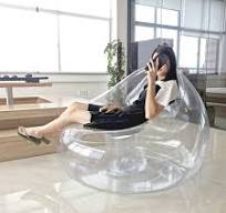 Amazon.com: WUTTLE Inflatable Couch PVC Sofa Chair for Indoor/Outdoor,  Transparent Sofa, Inflatable Chair, Blow Up Couch Bean Bag Lazy Sofa Chair  with ...