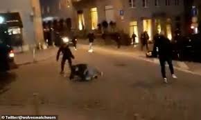 Football hooligans arrange to fight each other in the countryside or forested areas on a regular basis, nieuwsuur reported on sunday. Wolves Supporters Attacked By Hooligans Of Standard Liege In Portugal Ahead Of Europa League Clash Daily Mail Online