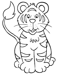 We gather some cute tigers for your kid, have fun! Free Tiger Coloring Pages Coloring Home