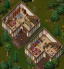 Decorated Twin Villas On The Renaissance Ultima Online Free Shard Www Uorenaissance Com House Styles Decor Villa