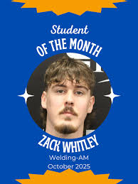 🎉 Congratulations to our Stilwell Campus October Students of the Month —  Zack Whitley and Kyle Kiddy! 👏 Both are enrolled in our Welding program  and are doing an outstanding job. 🔥