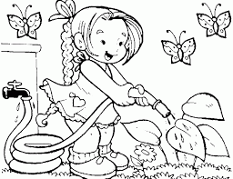 See more ideas about garden coloring pages, preschool garden, gardening for kids. Kids Gardening Coloring Pages Coloring Home
