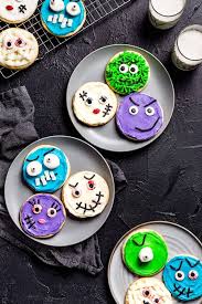 One of the things i love most about halloween monster decorated sugar cookies is that they last a while. Halloween Monster Decorated Sugar Cookies My Baking Addiction