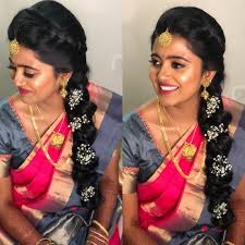 Here we share videos of beautiful easy hairstyles, simple hairstyles, quick hairstyles, party. Image May Contain 3 People Indian Bride Hairstyle Engagement Hairstyles Front Hair Styles
