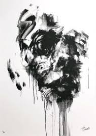 Artwork Black And White Face Drawing Pin By Olivia Grimaldo On Music Best Abstract Paintings Abstract Flower Art Abstract Portrait