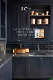30 Fabulous Dark Grey Themes For Kitchen Design Ideas Video In 2020 Modern Kitchen Design Kitchen Kitchen Design