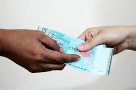 Image result for giving Ringgit Malaysia