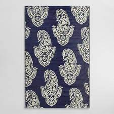 Check spelling or type a new query. Blue Large Paisley Print Rug