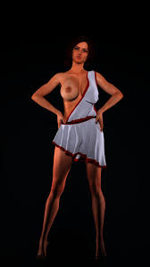 Rose - Lust Goddess 3D Render, Digital Art by Loodi