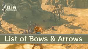 Each will give you an ingredient, and then you need to use them to cook salmon meuniere and give it. List Of Bow And Arrows Zelda Breath Of The Wild Botw Game8