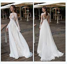 Empire Maternity Wedding Dresses Lace And Chiffon Long Sleeves Beach Bridal Gowns 2016 Pl Wedding Dresses Maternity Bridal Dress Lace Maternity Wedding Dresses
