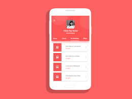 Redbus Redesigning On Behance App Design User Interface Design Material Design