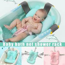 Buy top selling products like ingenuity™ boutique collection swing 'n go™ portable swing and 4moms® newborn reversible insert in dark grey/aqua. Professional Baby Bath Rack Newborn Shower Non Slip Soft Sponge Pad Protect Head Hollow Out Pillow Buy At A Low Prices On Joom E Commerce Platform