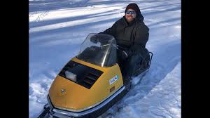 Image result for Orange 1973 Snowmobile