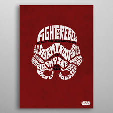Stormtrooper Metal Poster Print Star Wars Displate Poster Prints Metal Posters Star Wars