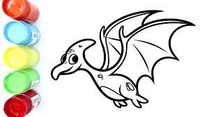 Dinosaurus adalah salah satu makhluk purba yang sudah punah. Mewarnai Gambar Dinosaurus Pteranodon Coloring Pages For Kids Youtube