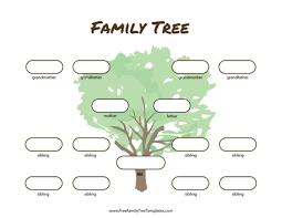 Free Family Tree Templates For A Projects