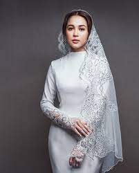 Veil Nikah Emma Maembong Muslimah Wedding Dress Nikah Dress Muslimah Wedding