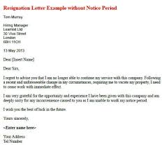 You Can Use This No Notice Period Resignation Letter Example After Amending It As Suitable When You Wa Resignation Letter Job Resignation Letter Letter Example