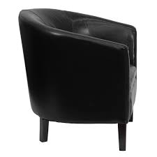 We also offer other leather furniture pieces. Black Leather Barrel Shaped Guest Chair By Flash Furniture