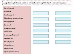 Turkce Ogretici Adli Kullanicinin Soz Obekleri Panosundaki Pin Deyimler