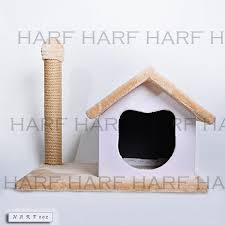 Tirmalamali Kedi Evi Pelus Harf Pet