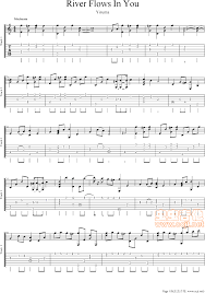Download and print river flows in you piano sheet music by yiruma. River Flows In You By Yiruma Solo Guitar Tabs Chords Sheet Music Free Learnguitarsonline Com