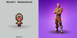 Merry Marauder Fortnite Pixel Hama Beads Patterns Perler Beads Hama Beads