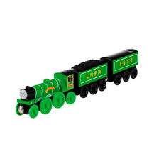 Image For Thomas Friends Wooden Railway Flying Scotsman From Mattel Thomas And Friends Flying Scotsman Toy Trains Set