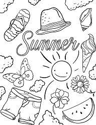 Well, these are for you! Summer Coloring Pages Coloring Pages For Kids And Adults